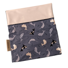 Load image into Gallery viewer, Reusable Snack/Sandwich Bags - Foldover Top