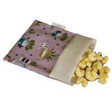 Load image into Gallery viewer, Reusable Snack/Sandwich Bags - Foldover Top