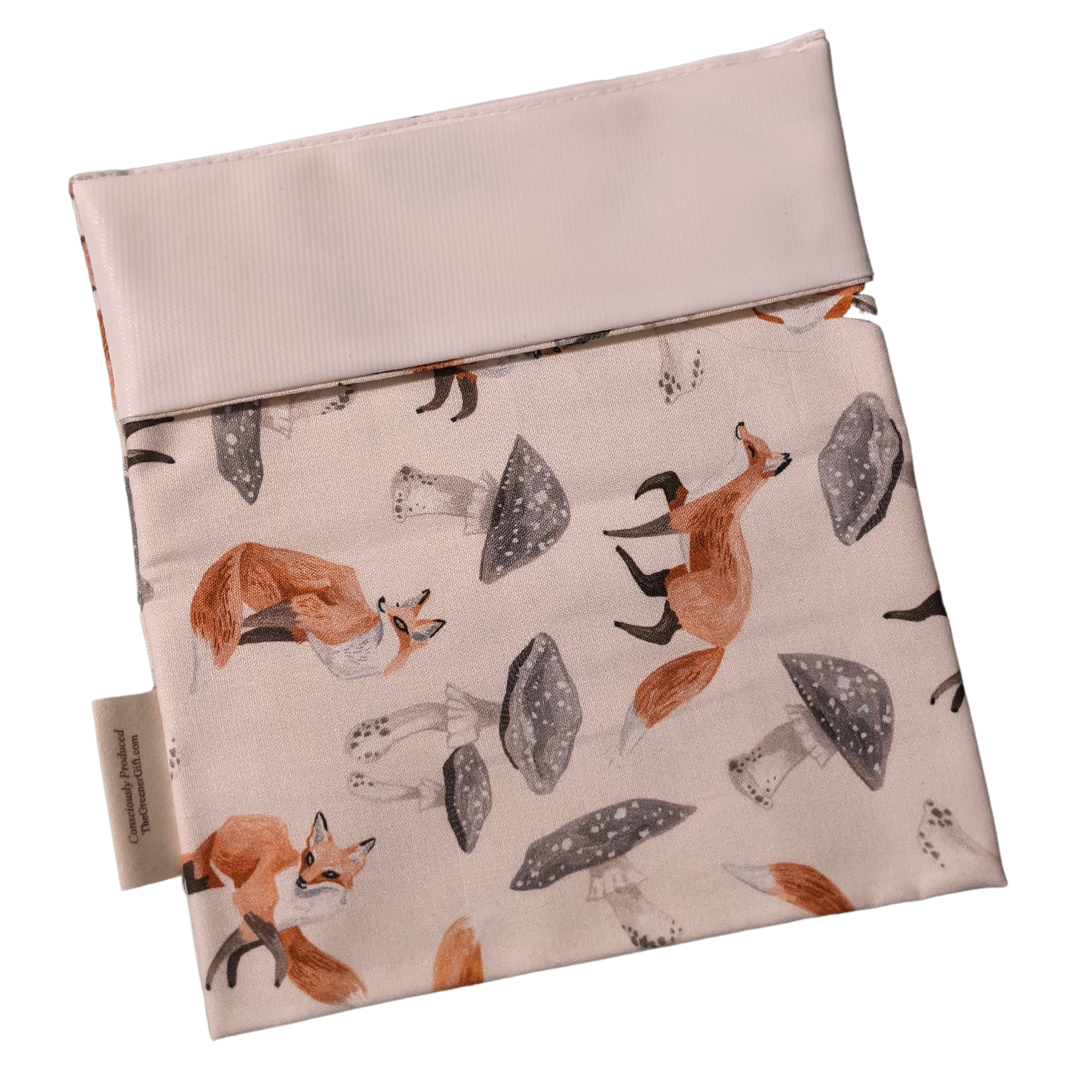 Reusable Snack/Sandwich Bags - Foldover Top