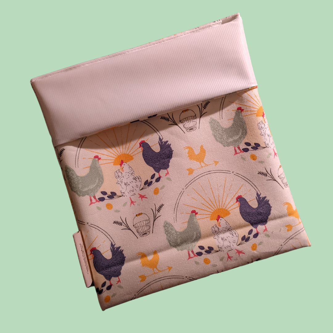 Reusable Snack/Sandwich Bags - Foldover Top